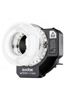 Godox AR400 400W Li-Ionen Akku professionelle Makro LED Ring Blitz Speedlite + 2 in 1 LED Videolicht 5600K
