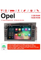 2din Android 10.0 Octa-core 2GB RAM 16GB ROM Autoradio Für Opel Astra Vectra Antara Zafira Corsa GPS Navigation Radio Farbe Grau
