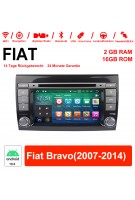 2 Din Android 10.0 Quad-core 2GB RAM 16GB flash Car DVD Player Radio für Fiat Bravo