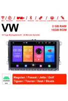 9 Zoll Android 10.0 Autoradio / Multimedia 2GB RAM 16GB ROM Für VW Magotan,Passat,Jetta,Golf,Tiguan,Touran,Seat,Skoda Mit WiFi NAVI Bluetooth USB