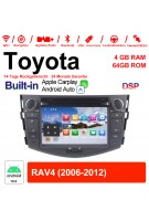 7 Zoll Android 10.0 Autoradio / Multimedia 4GB RAM 64GB ROM Für Toyota RAV4 Mit WiFi NAVI Bluetooth USB Built-in Carplay / Android Auto