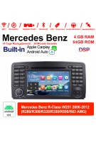 7 Zoll Android 10.0  Autoradio / Multimedia 4GB RAM 64GB ROM Für Benz R-Class W251 2006-2012 Built-in Carplay / Android Auto