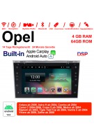 7 Zoll Android 10.0 Autoradio / Multimedia 4GB RAM 64GB ROM Für Antara  Astra H Meriva Zafira Built-in Carplay / Android Auto