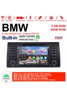 7 Zoll Android 10.0 Autoradio / Multimedia 4GB RAM 64GB ROM Für BMW E53 E39 X5 M5 Built-in Carplay / Android Auto