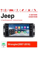 7 Zoll Android 10.0 Autoradio / Multimedia 4GB RAM 64GB ROM Für Jeep Wrangler