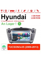 7 Zoll Android 10.0 Autoradio / Multimedia 2GB RAM 32GB ROM Für Hyundai TUCSON/ix35 Mit WiFi NAVI Bluetooth USB