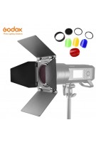 Godox BD-08 Honeycomb Grid Barn Tür mit Farbe Filter für Godox AD400Pro Outdoor Flash-Strobe Licht Monolight BD08