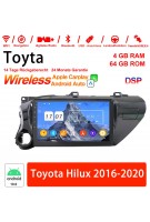 10 Zoll Android 12.0 Autoradio / Multimedia 4GB RAM 64GB ROM Für Toyota Hilux 2016-2020 Mit WiFi NAVI Bluetooth USB Built-in Carplay/Android Auto