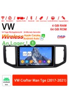 10 Zoll Android 12.0 Autoradio / Multimedia 4GB RAM 64GB ROM für VW Crafter Man Tge (2017-2021) Built-in Carplay / Android Auto