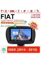 9 Zoll Android 12.0 Autoradio / Multimedia 4GB RAM 64GB ROM Für FIAT 500X 2014 - 2019 Mit WiFi NAVI Bluetooth USB