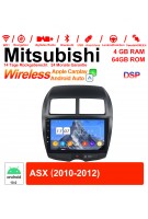 10.1 Zoll Android 12.0 Autoradio / Multimedia 4GB RAM 64GB ROM Für Mitsubishi ASX 2010-2012 Built-in CarPlay / Android Auto
