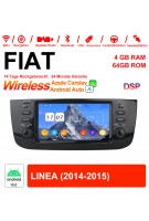 6.1 Zoll Android 12.0 Autoradio/Multimedia 4GB RAM 64GB ROM Für FIAT LINEA Mit WiFi NAVI Bluetooth USB