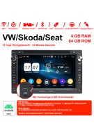 7 Zoll Android 12.0 Autoradio/Multimedia 4GB RAM 64GB ROM Für VW Golf Bora Passat Mk5 Golf Polo Jetta Seat Peugeot 307