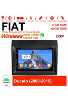 7 Zoll Android 12.0 Autoradio / Multimedia 4GB RAM 64GB ROM Für FIAT Ducato  Mit WiFi NAVI Bluetooth USB