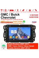 7 Zoll Android 12.0 Autoradio / Multimedia 4GB RAM 64GB ROM Für GMC sierra Yukon Savana Denali/Buick Enclave/Chevrolet HHR Tahoe ... Mit WiFi NAVI Bluetooth USB