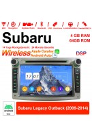 7 Zoll Android 12.0 Autoradio / Multimedia 4GB RAM 64GB ROM Für Subaru Legacy Outback 2009-2014 Mit WiFi NAVI Bluetooth USB