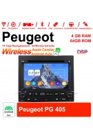 7 Zoll Android 12.0 Autoradio/Multimedia 4GB RAM 64GB ROM Für PEUGEOT PG 405 Mit WiFi NAVI Bluetooth USB