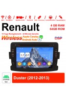 7 Zoll Android 12.0 Autoradio / Multimedia 4GB RAM 64GB ROM Für RENAULT Duster Mit WiFi NAVI Bluetooth USB