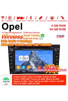 7 Zoll Android 12.0 Autoradio/Multimedia 4GB RAM 64GB ROM Für Opel Astra Antara Corsa Vectra Zafira Meriva Built-in Carplay/Android Auto