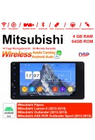 7 Zoll Android 12.0 Autoradio / Multimedia 4GB RAM 64GB ROM Für Mitsubishi Pajero Lancer-X Outlander ASX RVR Outlander Sport  Built-in CarPlay / Android Auto