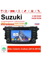 7 Zoll Android 12.0 Autoradio / Multimedia 4GB RAM 64GB ROM Für Suzuki Alto Celerio Cultus 2014-2018 Mit WiFi NAVI Bluetooth USB