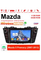 8 Zoll Android 12.0 Autoradio / Multimedia 4GB RAM 64GB ROM Für Mazda 5 Premacy 2007-2013 Mit WiFi NAVI Bluetooth USB