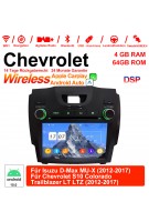 8 Zoll Android 12.0 Autoradio / Multimedia 4GB RAM 64GB ROM Für Isuzu D-Max MU-X / Chevrolet S10 colorado Trailblazer LTZ 2012-2017 Mit WiFi NAVI Bluetooth USB 