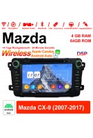 8 Zoll Android 10.0 Autoradio / Multimedia 4GB RAM 64GB ROM Für Mazda CX-9 2007-2017 Mit WiFi NAVI Bluetooth USB