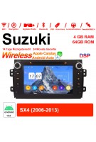 8 Zoll Android 12.0 Autoradio / Multimedia 4GB RAM 64GB ROM Für Suzuki SX4 2006-2013 Mit WiFi NAVI Bluetooth USB