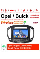 8 Zoll Android 12.0 Autoradio / Multimedia 4GB RAM 64GB ROM Für Buick Regal / Opel Insignia 2014 2015  Mit WiFi NAVI USB