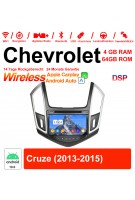 8 Zoll Android 12.0 Autoradio / Multimedia 4GB RAM 64GB ROM Für Chevrolet Cruze 2013 2014 2015 Mit WiFi NAVI Bluetooth USB