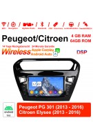8 Zoll Android 12.0 Autoradio / Multimedia 4GB RAM 64GB ROM Für Peugeot PG 301 / CITROEN Elysee Mit WiFi NAVI Bluetooth USB
