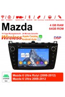 8 Zoll Android 12.0 Autoradio / Multimedia 4GB RAM 64GB ROM Für Mazda 6 Ultra Ruiyi 2008-2012 Mit WiFi NAVI Bluetooth USB