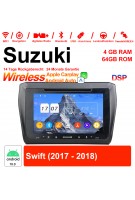 8 Zoll Android 12.0 Autoradio / Multimedia 4GB RAM 64GB ROM Für Suzuki Swift 2017 2018 Mit WiFi NAVI Bluetooth USB