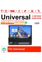 7 Zoll Android 12.0 Autoradio / Multimedia 4GB RAM 64GB ROM Für Universal Mit WiFi NAVI Bluetooth USB