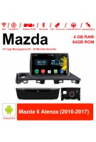 8 Zoll Android 9.0 Autoradio / Multimedia 4GB RAM 64GB ROM Für Mazda 6 Atenza 2016 2017 Mit WiFi NAVI Bluetooth USB