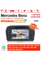 7 Zoll Android 10.0 Autoradio / Multimedia 4GB RAM 64GB ROM Für Mercedes Benz SL R230 SL500 2001-2007 Mit WiFi NAVI Bluetooth USB
