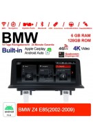 10.25 Zoll Qualcomm Snapdragon 662 8 Core Android 12.0 4G LTE Autoradio / Multimedia USB WiFi Navi Carplay Für BMW Z4 E85 (2002-2009)