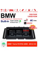 10.25 Zoll Qualcomm Snapdragon 665 8 Core Android 13.0 4G LTE Autoradio / Multimedia USB WiFi Navi Carplay Für BMW 7 Series F01/F02 2009-2012 CIC