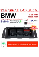 10.25 Zoll Qualcomm Snapdragon 665 8 Core Android 13.0 4G LTE Autoradio / Multimedia USB WiFi Navi Carplay Für BMW 5 Series F10/F11 2013-2016 NBT