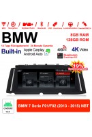 10.25 Zoll Qualcomm Snapdragon 665 8 Core Android 12.0 4G LTE Autoradio / Multimedia USB WiFi Navi Carplay Für BMW 7 Series F01/F02 2013-2015 NBT