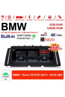 10.25 Zoll Qualcomm Snapdragon 665 8 Core Android 13.0 4G LTE Autoradio / Multimedia USB WiFi Navi Carplay Für BMW 7 Series F01/F02 2013-2015 NBT