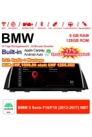 10.25 Zoll Qualcomm Snapdragon 665 8 Core Android 12.0 4G LTE Autoradio / Multimedia USB WiFi Navi Carplay Für BMW 5 Series F10/F18 (2013-2017) NBT