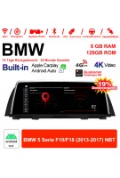 10.25 Zoll Qualcomm Snapdragon 665 8 Core Android 12.0 4G LTE Autoradio / Multimedia USB WiFi Navi Carplay Für BMW 5 Series F10/F18 (2013-2017) NBT