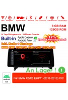 12.3 Zoll Qualcomm Snapdragon 665 8 Core Android 12.0 4G LTE Autoradio / Multimedia USB WiFi Carplay Für BMW X5/X6 E70/71 (2011-2013) CIC 