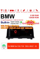 12.3 Zoll Qualcomm Snapdragon 625 8 Core Android 13.0 4G LTE Autoradio / Multimedia WiFi USB Carplay Für BMW 5 Series F10/F18(2011-2012) CIC 