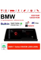 10.25 Zoll Qualcomm Snapdragon 622 8 Core Android 13.0 4G LTE Autoradio / Multimedia USB WiFi Navi Carplay Für BMW 7 Series E65/E66 (2005-2009)