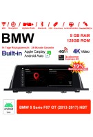 10.25 Zoll Qualcomm Snapdragon 665 8 Core Android 13.0 4G LTE Autoradio / Multimedia USB WiFi Navi Carplay Für BMW 5 Series F07 GT (2013-2017) NBT