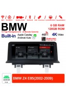 10.25 Zoll Qualcomm Snapdragon 665 8 Core Android 12.0 4G LTE Autoradio / Multimedia USB WiFi Navi Carplay Für BMW Z4 E85 (2002-2009)
