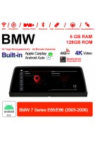 10.25 Zoll Qualcomm Snapdragon 665 8 Core Android 12.0 4G LTE Autoradio / Multimedia 6GB RAM 128GB ROM USB WiFi Carplay Für BMW 7 Series E65/E66
